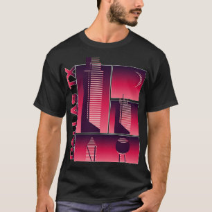 Camiseta Futurística Dallas Texas TShirt