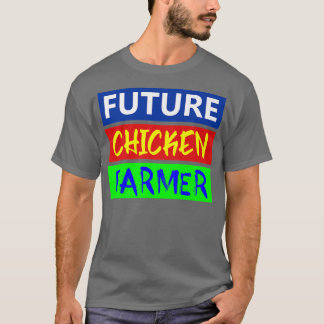 Camiseta Futuro Agricultor De Galinhas, Galinha, Agricultor