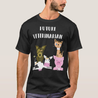 Camiseta Futuro Amante de os animais de Engraçado Veterinár