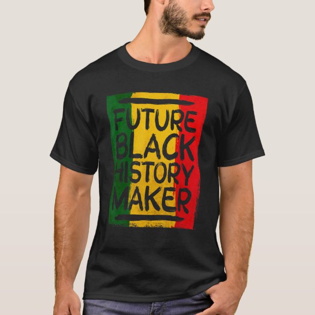 Camiseta Futuro Árvore da História Negra (Frente)