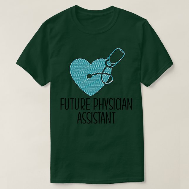 Camiseta Futuro Assistente Médico Ideia do Presente para o  (Frente do Design)