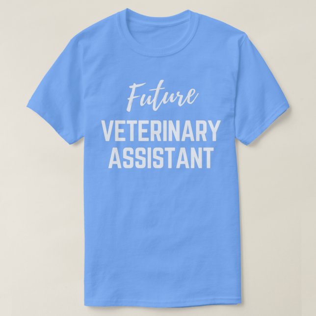 Camiseta Futuro Assistente Veterinário (Frente do Design)