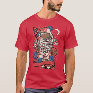 Camiseta Futuro Astronauta Engraçada Eploração Espacial