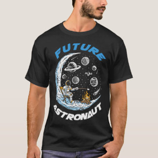 Camiseta Futuro Astronauta Engraçado Espaço Astronauta