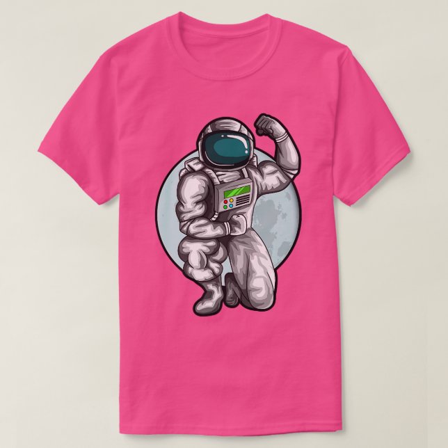 Camiseta Futuro Astronauta Malhação Exerce a Arte da Lua (Frente do Design)