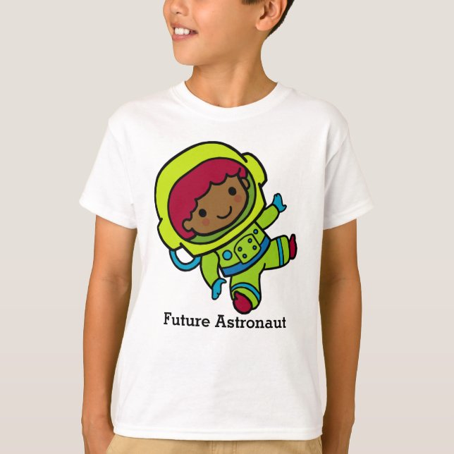 Camiseta Futuro Astronauta no Spacesuit (Frente)