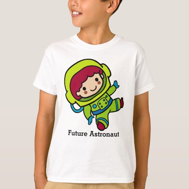 Camiseta Futuro Astronauta no Spacesuit (Frente)