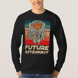 Camiseta Futuro Astronauta Planetas Espaciais Foguete