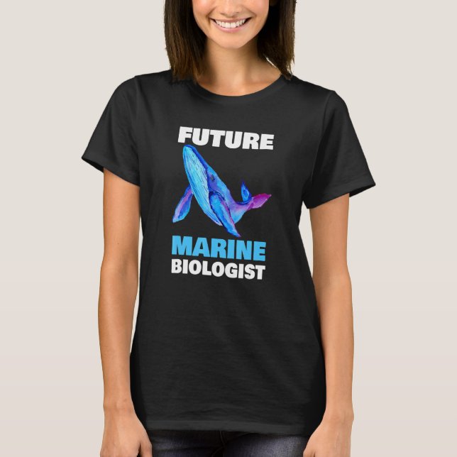 Camiseta Futuro Biólogo Marinho 2 (Frente)