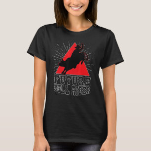 Camiseta Futuro Bull Rider Bull Andando Cowboy Rodeo Esport