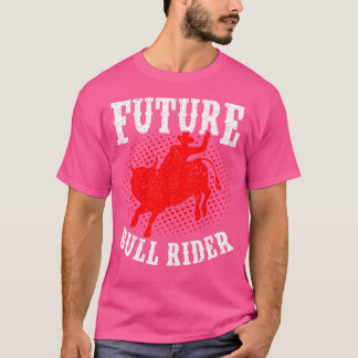 Camiseta Futuro Bull Rider Touro Mecânico Rodeio Boy