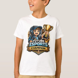 Camiseta Futuro Campeão de Esports Volta às Aulas