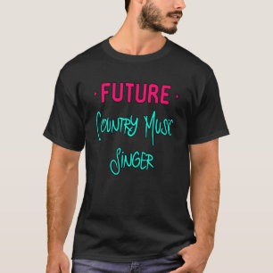 Camiseta Futuro Cantor De Música Do País: Liderar Canto Voc