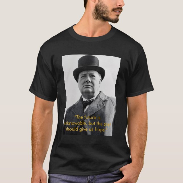 Camiseta Futuro, Churchill Passado (Frente)