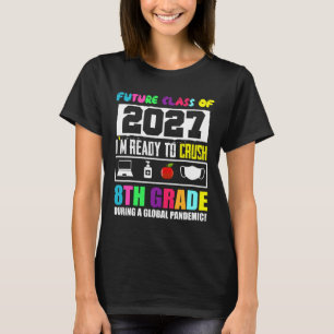 Camiseta Futuro Cl De 2026 8ª Série Aluno Engraçado Graduan