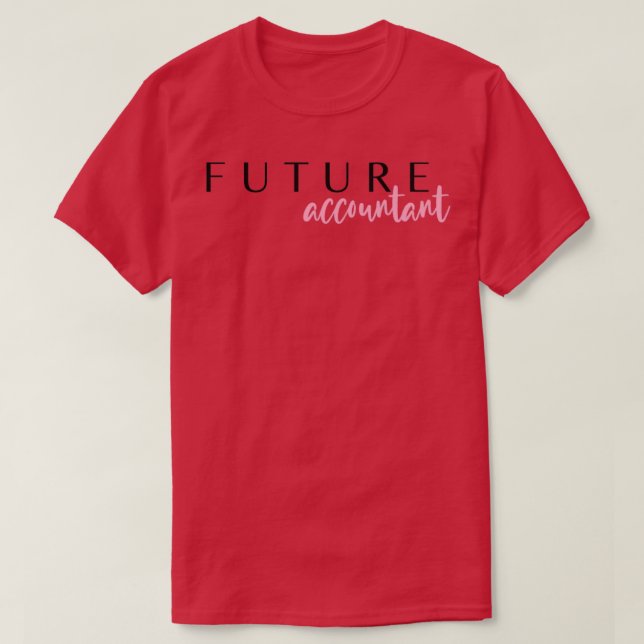 Camiseta Futuro Contabilista 25 (Frente do Design)