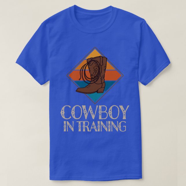 Camiseta Futuro Cowboy em Treinamento (Frente do Design)