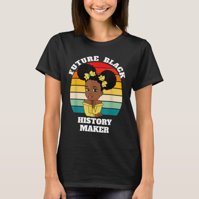 Camiseta Futuro Criador de História Negra Junteenésimo HBCU (Frente)