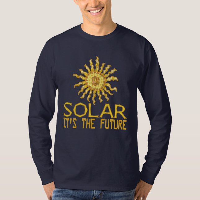 Camiseta Futuro da energia solar (Frente)