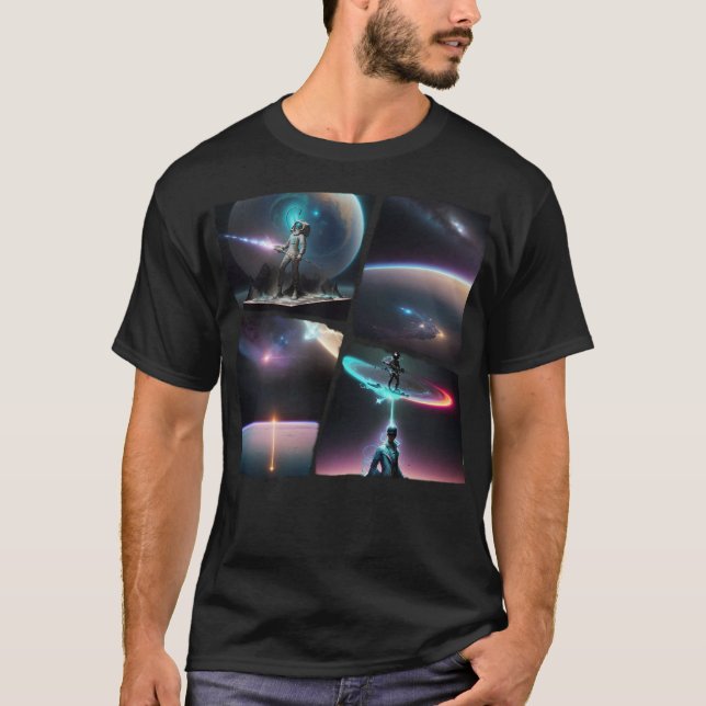 Camiseta Futuro da Terra Plana (Frente)
