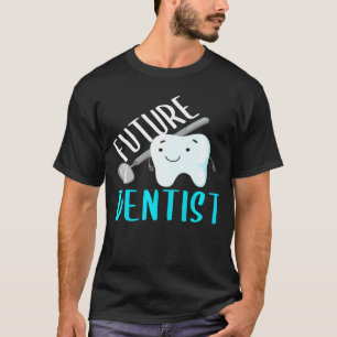 Camiseta Futuro Dentis Engraçado Tornando-se um Dentista De