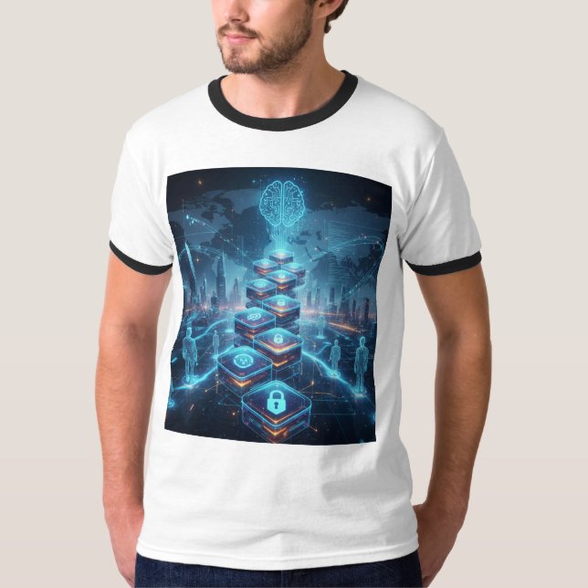 Camiseta "Futuro Descentralizado" (Frente)