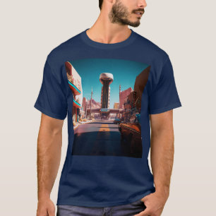 Camiseta Futuro do Meio século de Cidade do Deserto