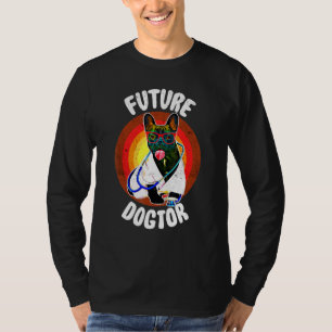 Camiseta Futuro Dogtor Para Estudantes Veterinários Da Vet