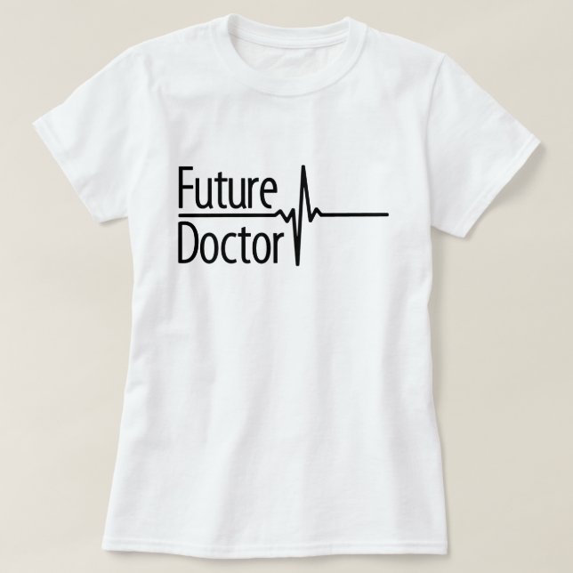 Camiseta Futuro Doutor EKG (Frente do Design)
