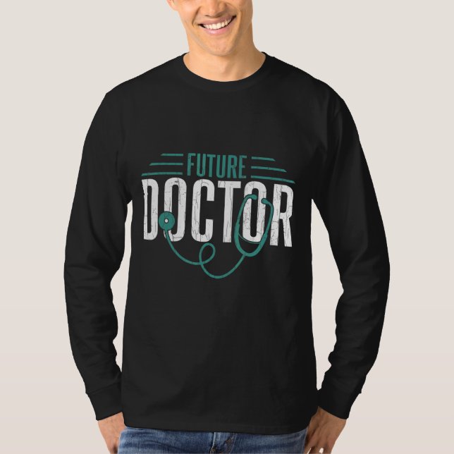 Camiseta Futuro Doutor Estudantes da Faculdade de Medicina  (Frente)