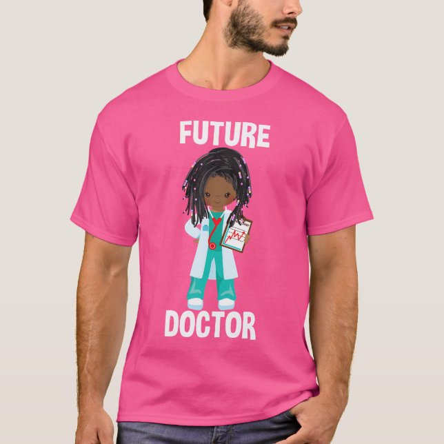 Camiseta Futuro Doutor Figurino Fingir Brincar com a Améric (Frente)