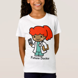 Camiseta Futuro Doutor Rapariga com Xray