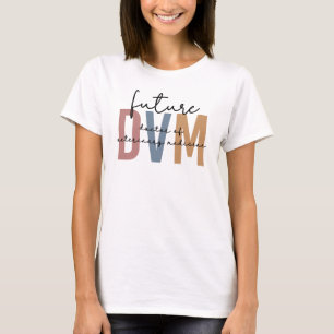 Camiseta Futuro DVM Doutor em Medicina Veterinária Estudant