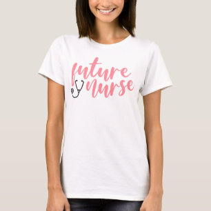 Camiseta Futuro Enfermeiro Coração Estetoscópio
