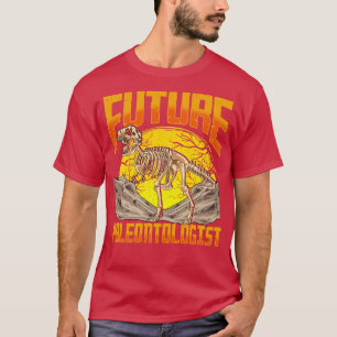 Camiseta Futuro Engraçado Paleontólogo Dinossauro Fóssil Hu