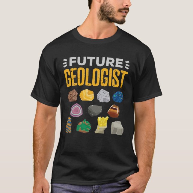 Camiseta Futuro Estudante Geológico Geológico (Frente)