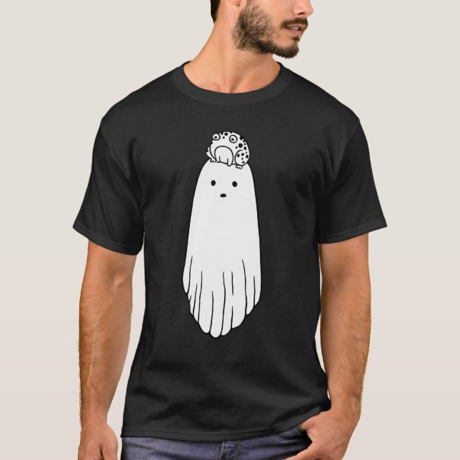 Camiseta Futuro Fantasma Feliz Halloween Homens Mulheres Cr (Frente)