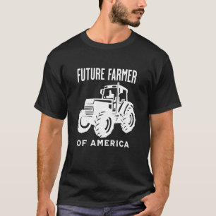 Camiseta Futuro Fazendeiro de Trator Americano