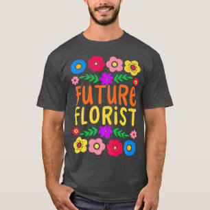 Camiseta Futuro Flor Retrófica Flor Retrópico Florista
