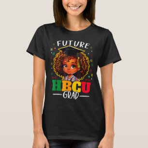 Camiseta Futuro Fofo Graduado Hbcu Afro Preto