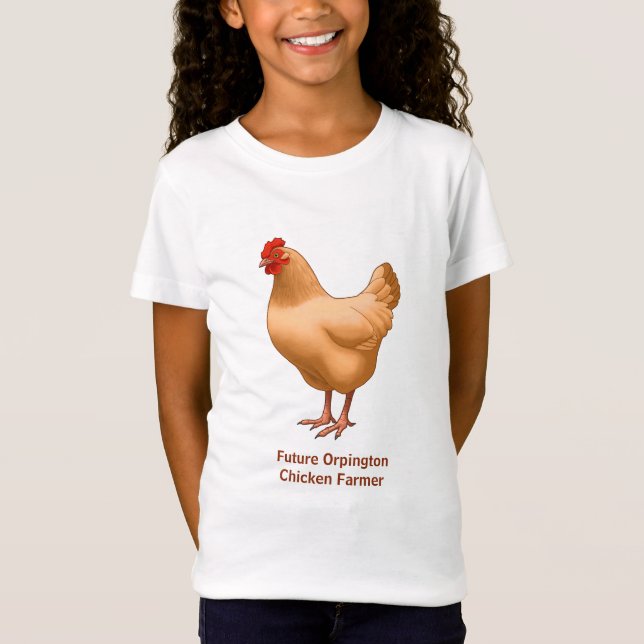 Camiseta Futuro Frigorífico de Frango Orpington (Frente)