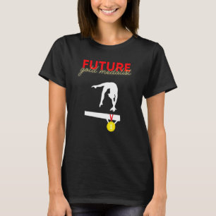 Camiseta Futuro ginásio Medalista Dourado Sobre Balanço