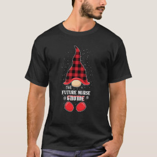 Camiseta Futuro Gnome Enfermeiro Plaid Búfalo Correspondent