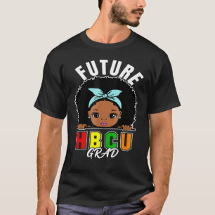 Camiseta Futuro Graduação De Garotas De Formando Hbcu Histo