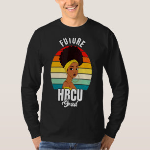 Camiseta Futuro Graduação De Garotas De Formando Hbcu Histo