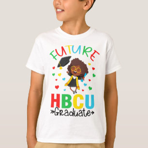 Camiseta Futuro Graduada Hbcu Garota Graduação Hbcu Futuro
