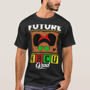 Camiseta Futuro graduado hbcu hbcu amanhã garota negra