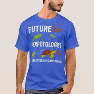 Camiseta Futuro Herpetólogo Répteis e Anfíbios Biolo
