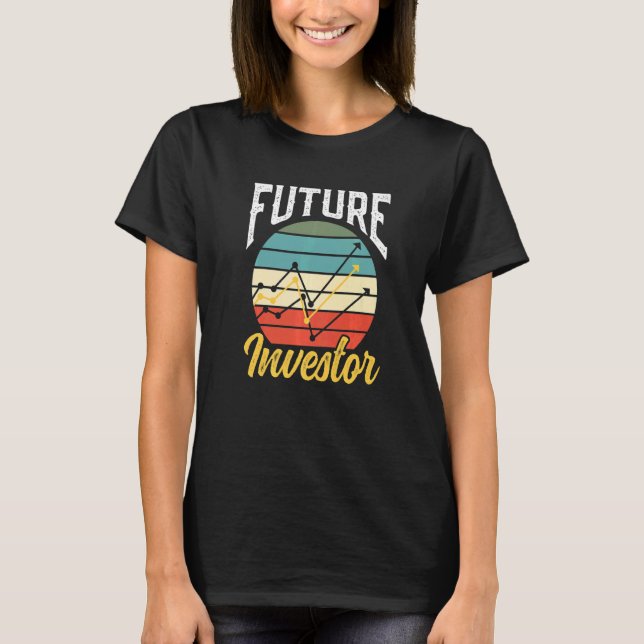 Camiseta Futuro Investidor Stocks Invest Shareholde (Frente)