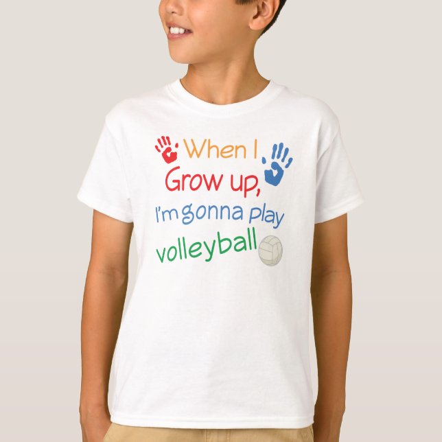 Camiseta Futuro jogador de voleibol (Frente)